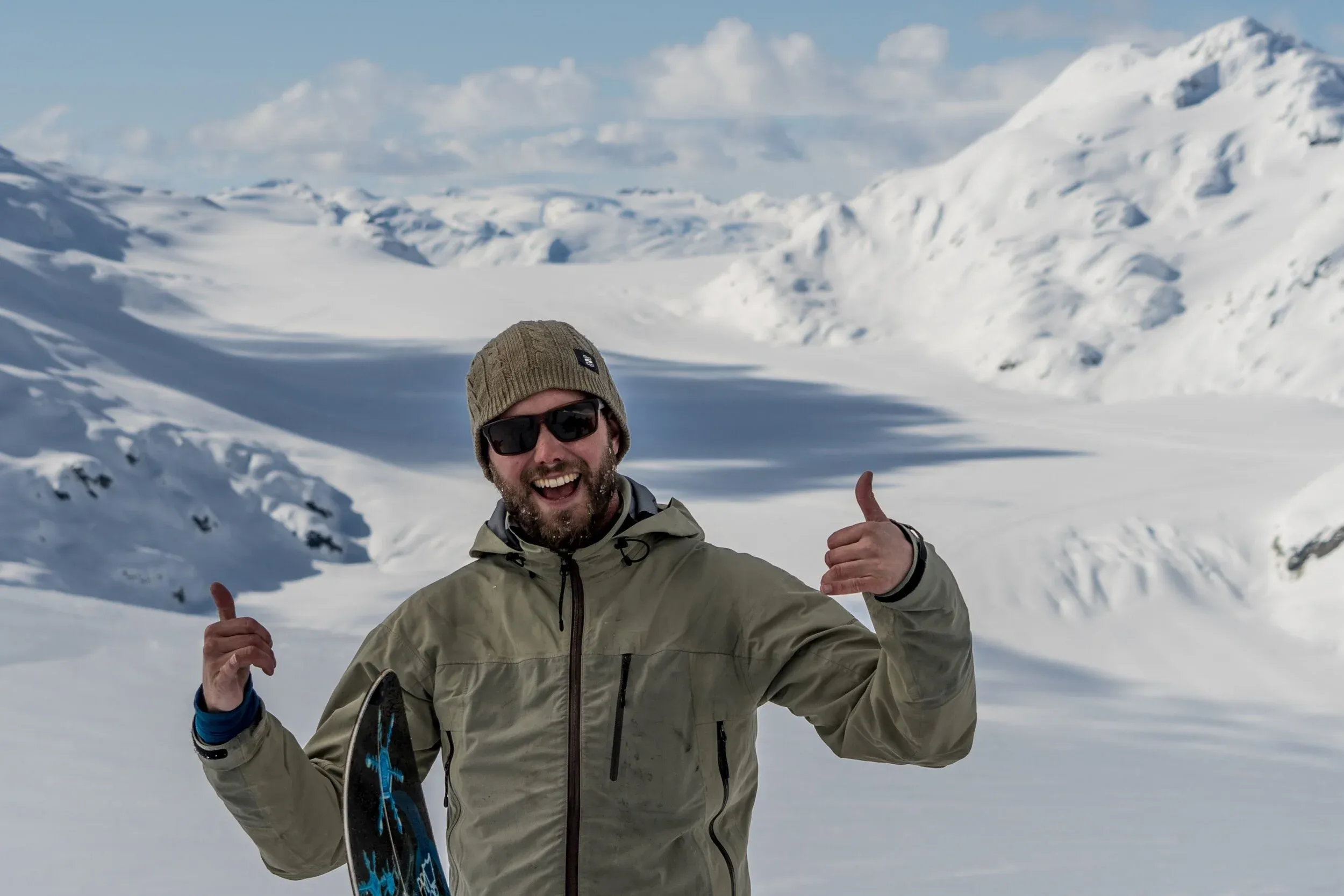 March 2017 - Full shaka stoke On the Pemberton Ice Cap