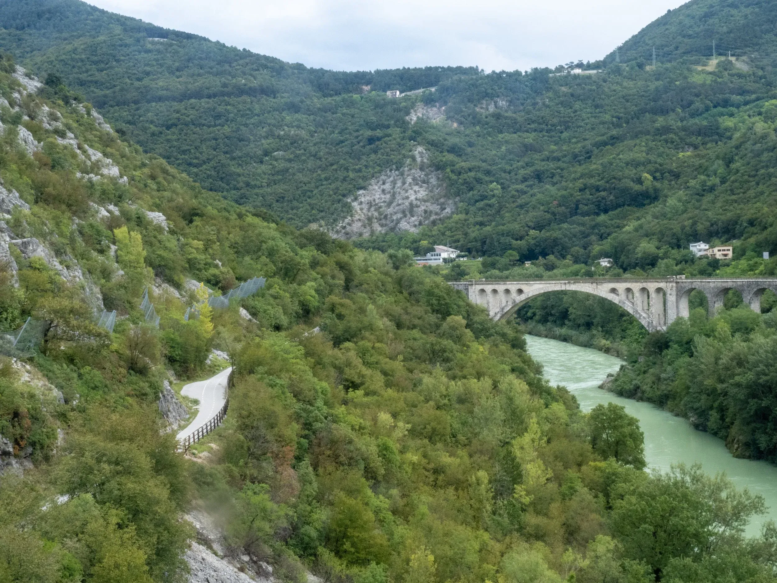 Soca River bike path