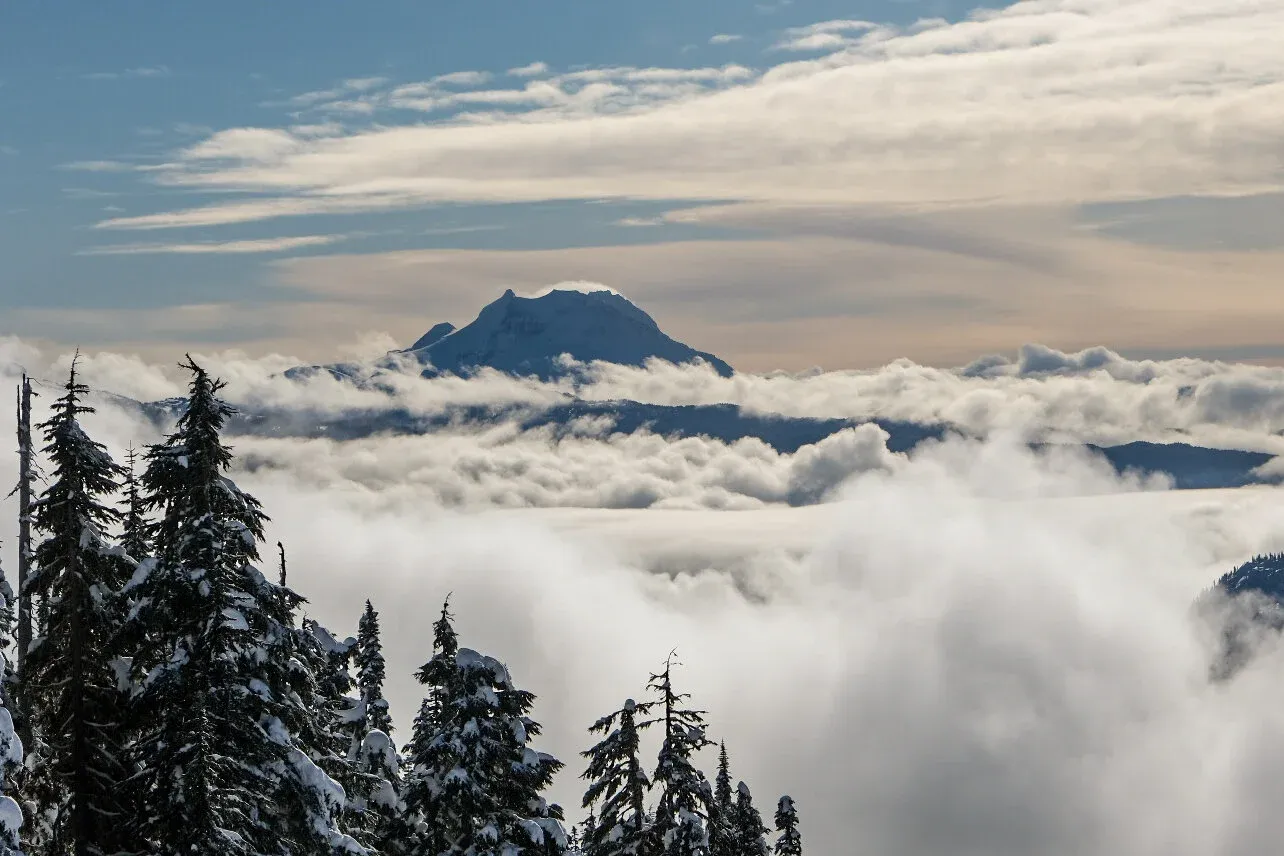 Above the clouds