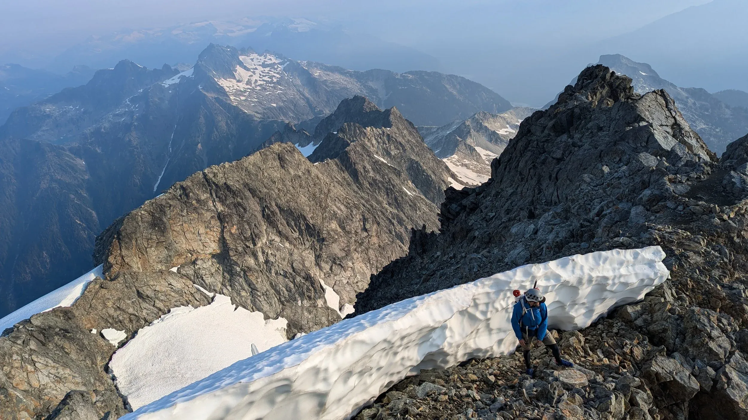 Gazing East towards Squamish with the incredible north Tantalus ridge behind