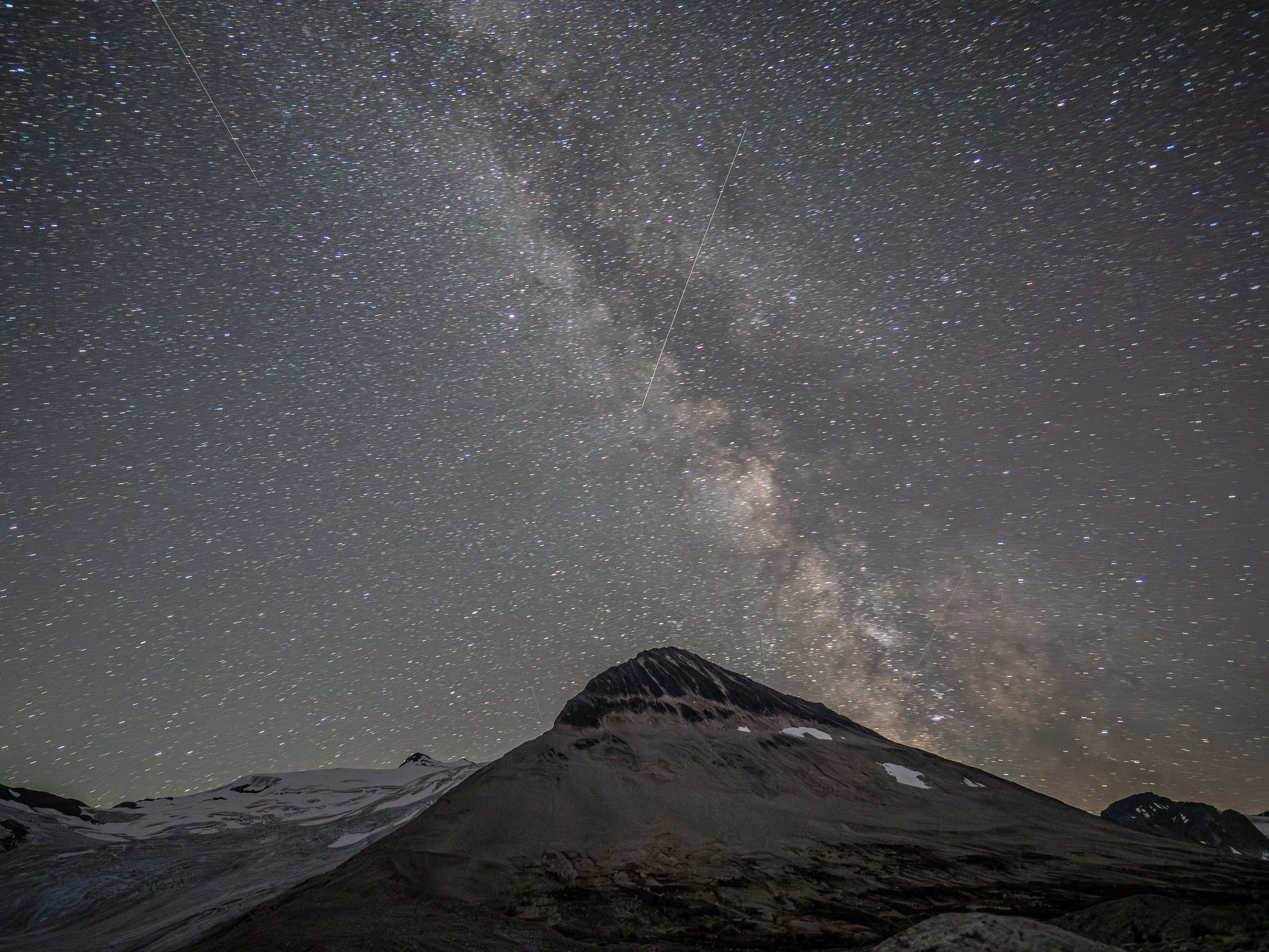 The night shots didn’t really turn out, as I need to spend a bit of time familiarizing myself with how my new Olympus camera works for the optimal long exposure shots. Needed a shorter shutter speed to avoid the blurry stars, but the Milky Way’s galactic core is always cool to see.